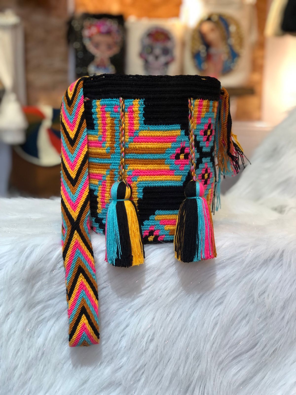 Mochila mediana con diseño